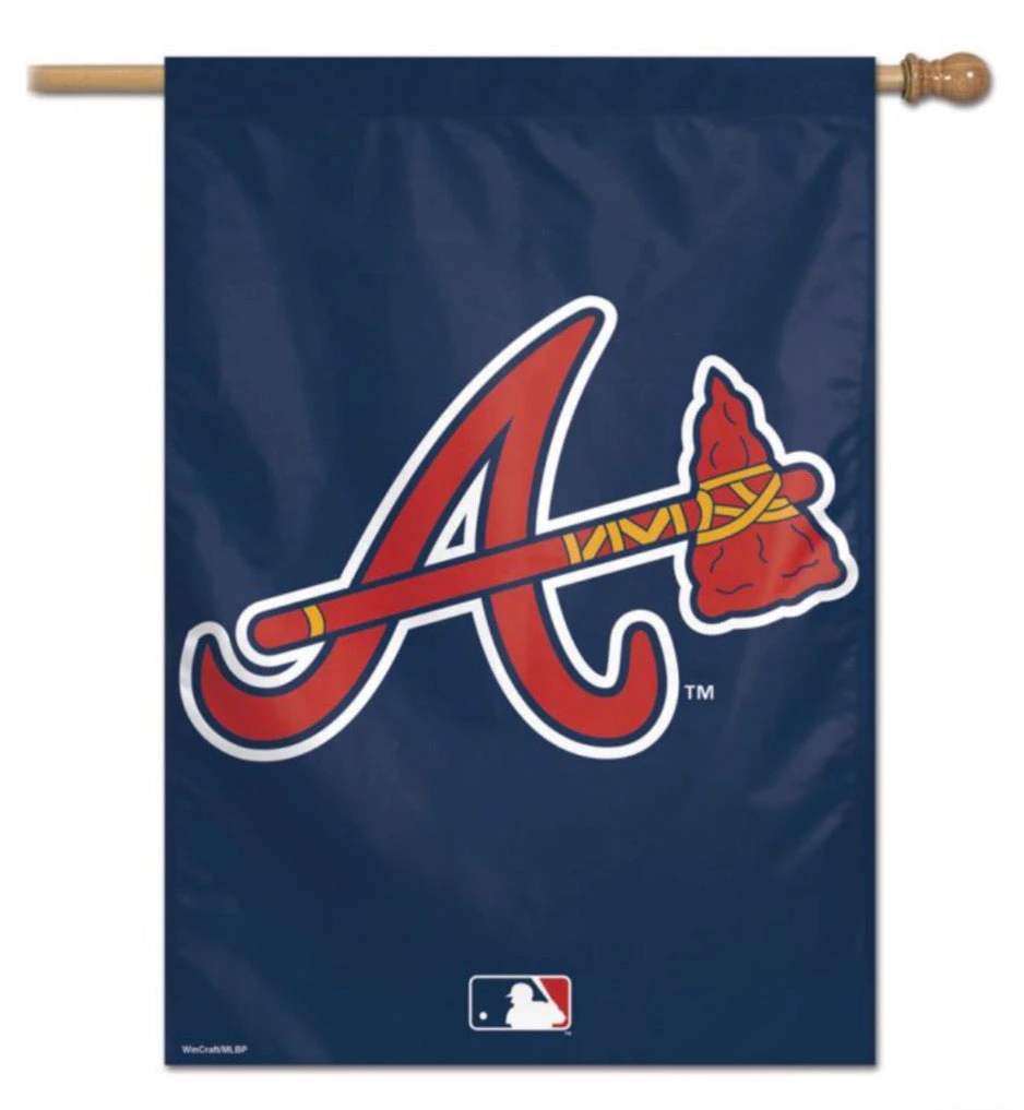 WinCraft Atlanta Braves Vertical Flag 28” X 40”
