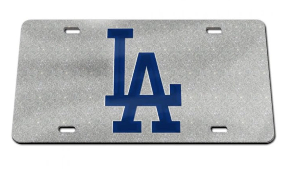 WinCraft Los Angeles Dodgers Acrylic LIcense Plate