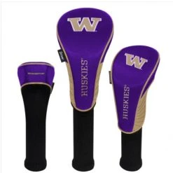 WinCraft Washington University Set Of 3 Golf Head Covers