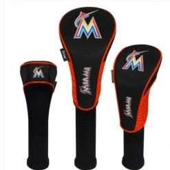 WinCraft Miami Marlins 3 Set Golf Headcovers