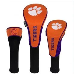 WinCraft Clemson University 3 Set Golf Headcover