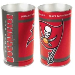 WinCraft Tampa Bay Buccaneers Wastebasket 15” High