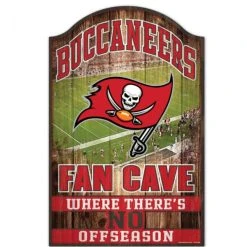 WinCraft Tampa Bay Buccaneers Wood Sign 11 X 17