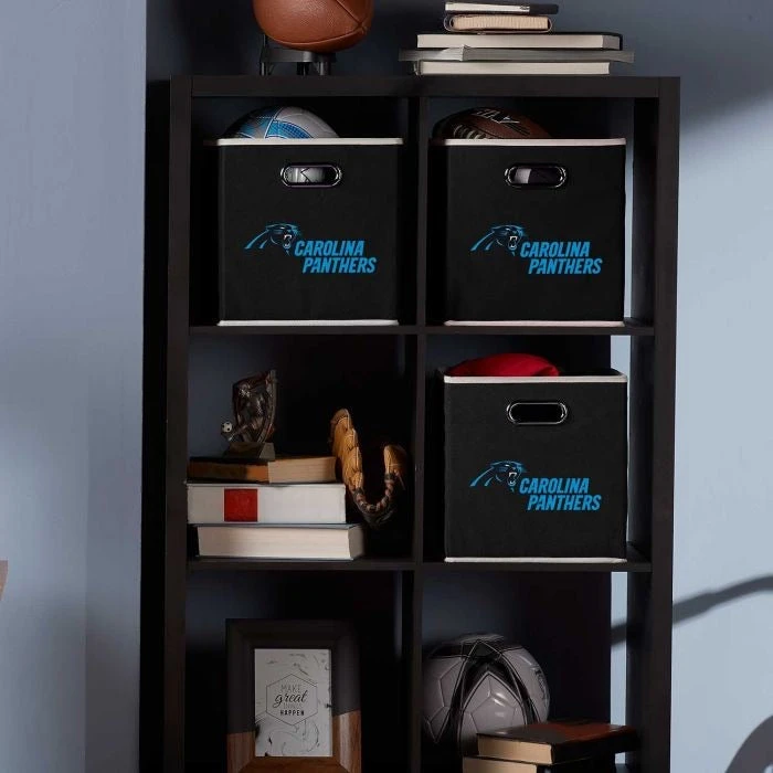 Franklin Carolina Panthers NFLĀ® Collapsible Storage Bins - Image 3