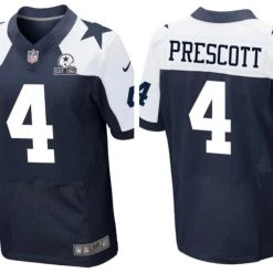 Dallas Cowboys 60th Anniversary Dak Prescott #4 Nike Game Replica Throwback Jersey Item #: 200710224