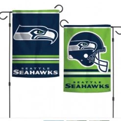 WinCraft Seattle Seahawks 2 Sided Garden Flag 12.5" X 18"