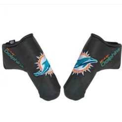 WinCraft Miami Dolphins Golf Putter Blade Head Covers