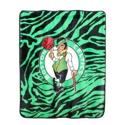 COLLEGE COVERS Boston Celtics Throw Blanket 50" X 60"