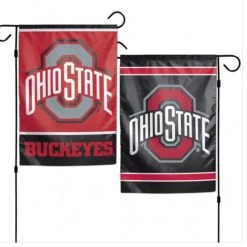 WinCraft Ohio State Buckeyes Garden Flag 2 Sided 12.5" X 18"