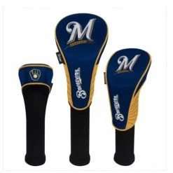 WinCraft Milwaukee Brewers Golf Head Covers Set Of 3