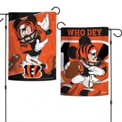 WinCraft Cincinnati Bengals 2 Sided Garden Flag 12.5" X 18"