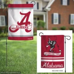 WinCraft Alabama Roll Tide 2 Sided Garden Flag 12.5" X 18"