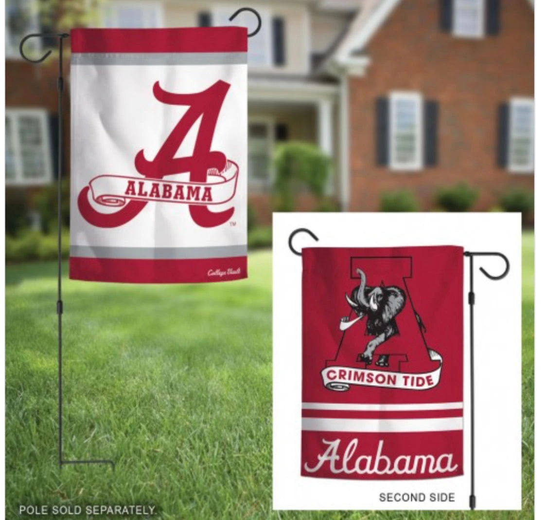 WinCraft Alabama Roll Tide 2 Sided Garden Flag 12.5" X 18"
