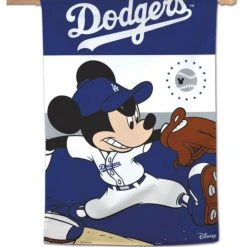 WinCraft Los Angeles Dodgers / DIsney Vertical Flag 28" X 40"