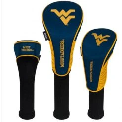 WinCraft West Virginia Mountaineers 3 Set Golf Headcover