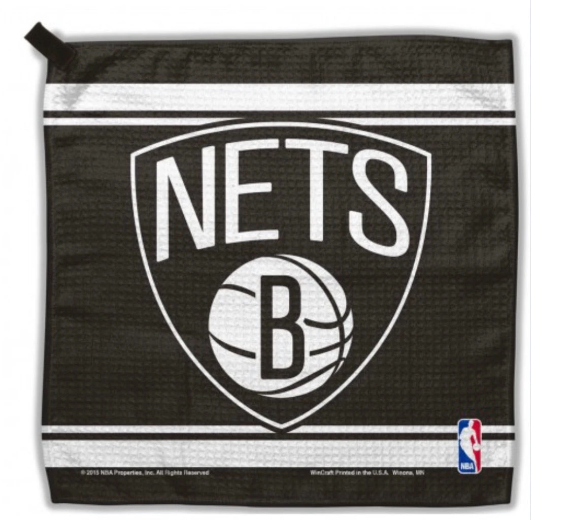 WinCraft Brooklyn Nets Waffle Golf Towel 13"X13"