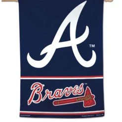 WinCraft Atlanta Braves Vertical Flag 28” X 40”
