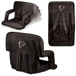 Picnic Time Atlanta Falcons Ventura Portable Reclining Stadium Seat