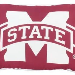 COLLEGE COVERS Mississippi State Bulldogs Fully Stuffed 28" Big Logo Pillow