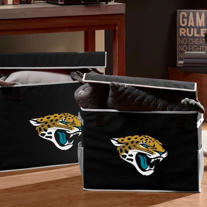 Franklin Jacksonville Jaguars NFLĀ® Collapsible Storage Footlocker Bins - Image 2
