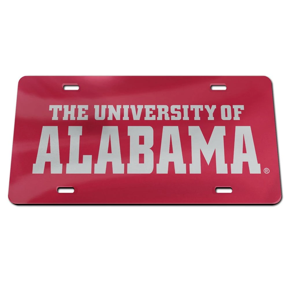 WinCraft Alabama Crimson Tide Acrylic Classic License Plate