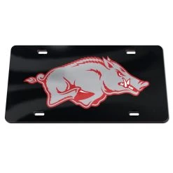 WinCraft Arkansas Razorbacks Acrylic Classic License Plates
