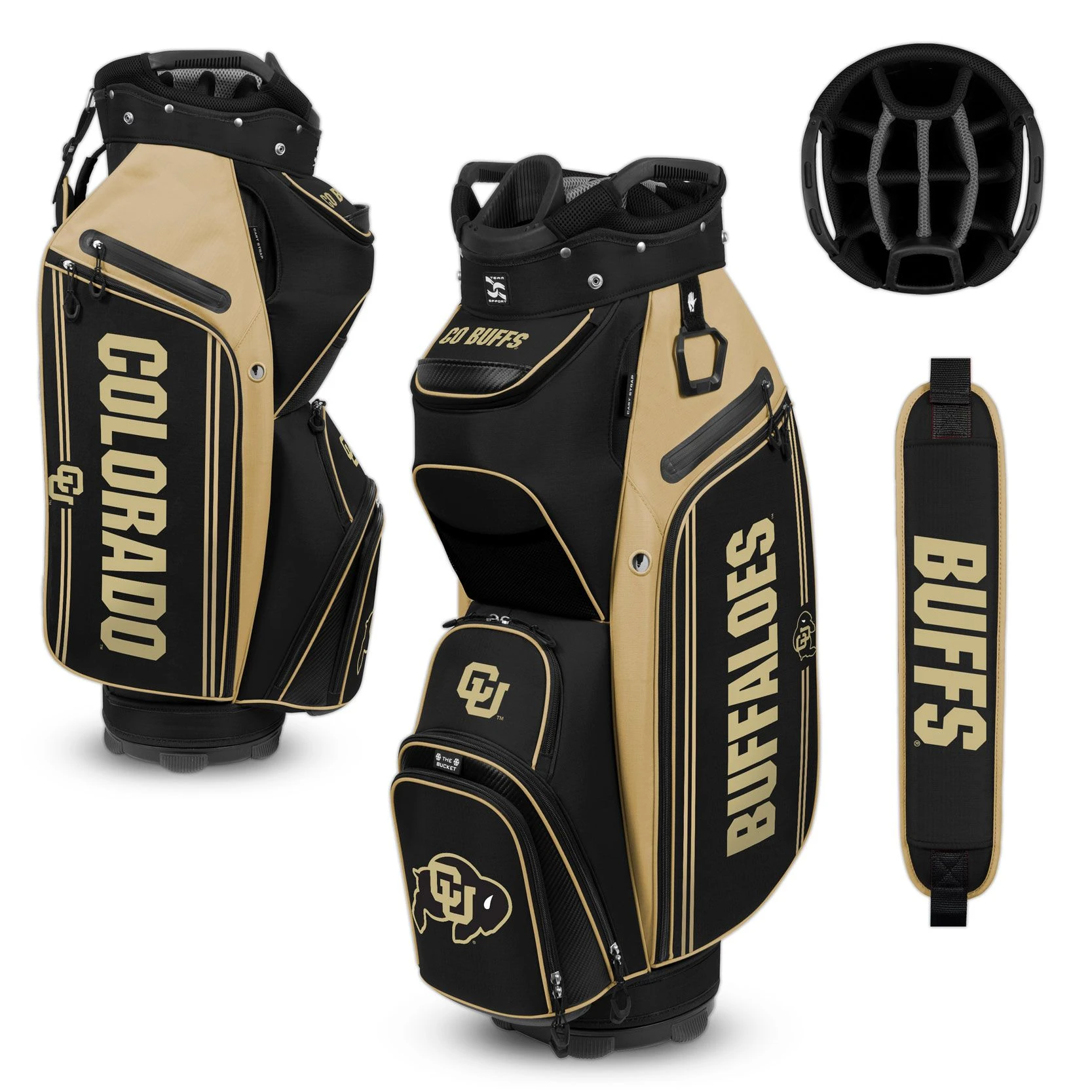 WinCraft Colorado Buffaloes Bucket Lll Cooler Cart Bag 3 WinCraft Colorado Buffaloes Bucket Lll Cooler Cart Bag